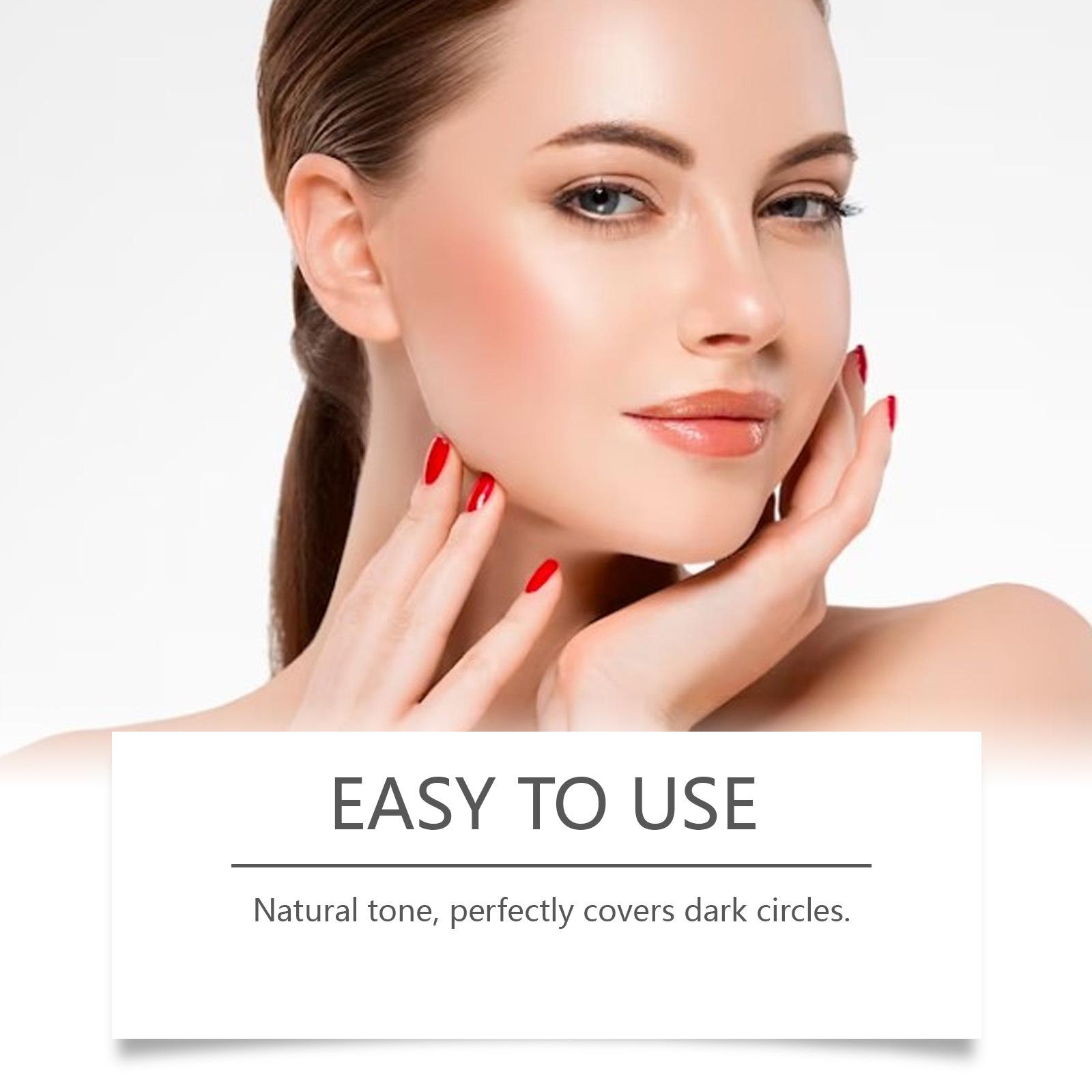 Corrective cream: lightweight texture, adheres well, long-lasting, clear and transparent, corrects skin imperfections, adds radiance