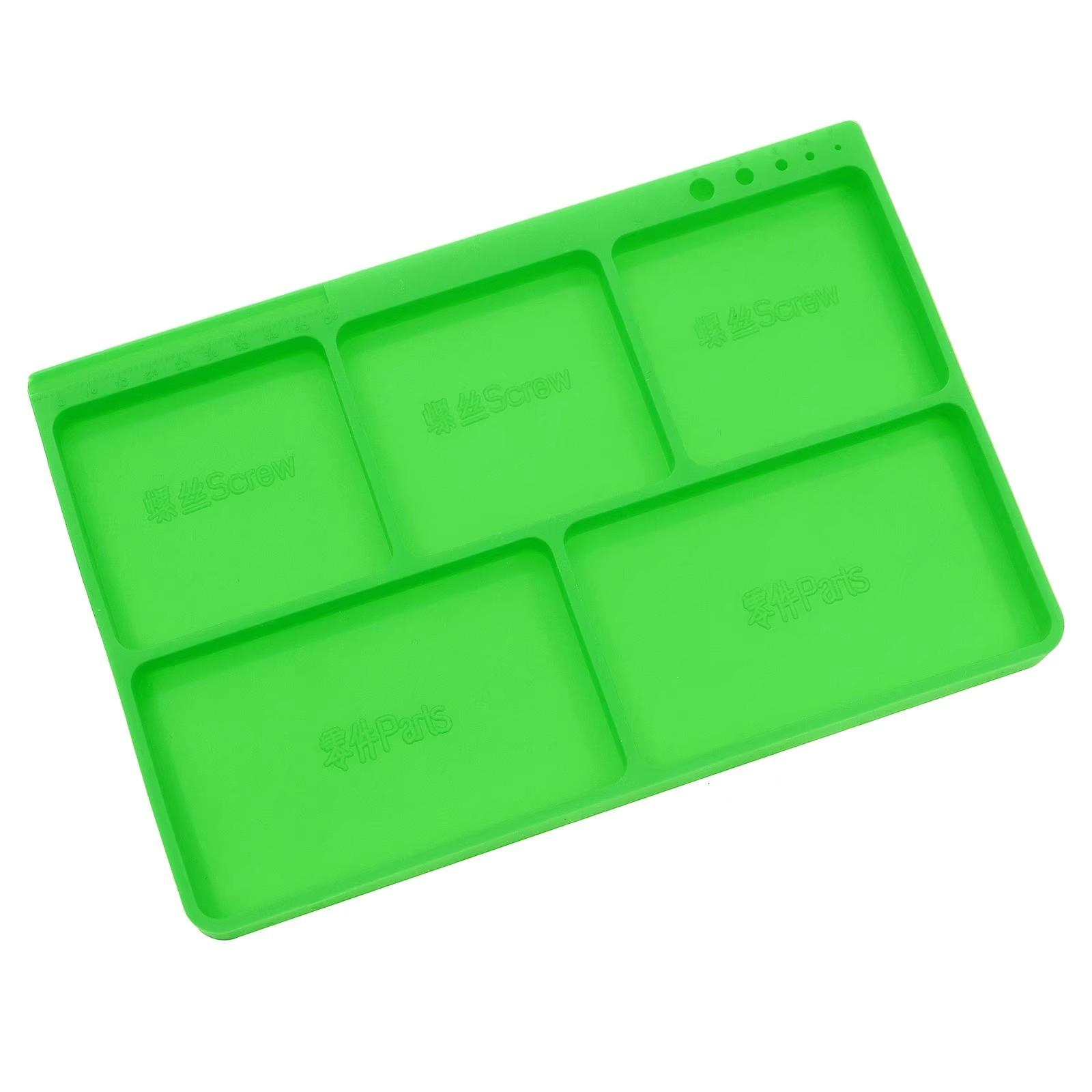 RC Model Car Repair Screw Tray, Bearing Nut Silicone Tray, Hardware Storage Disk, RC Hobby Accessories, Organize Small Parts Efficiently