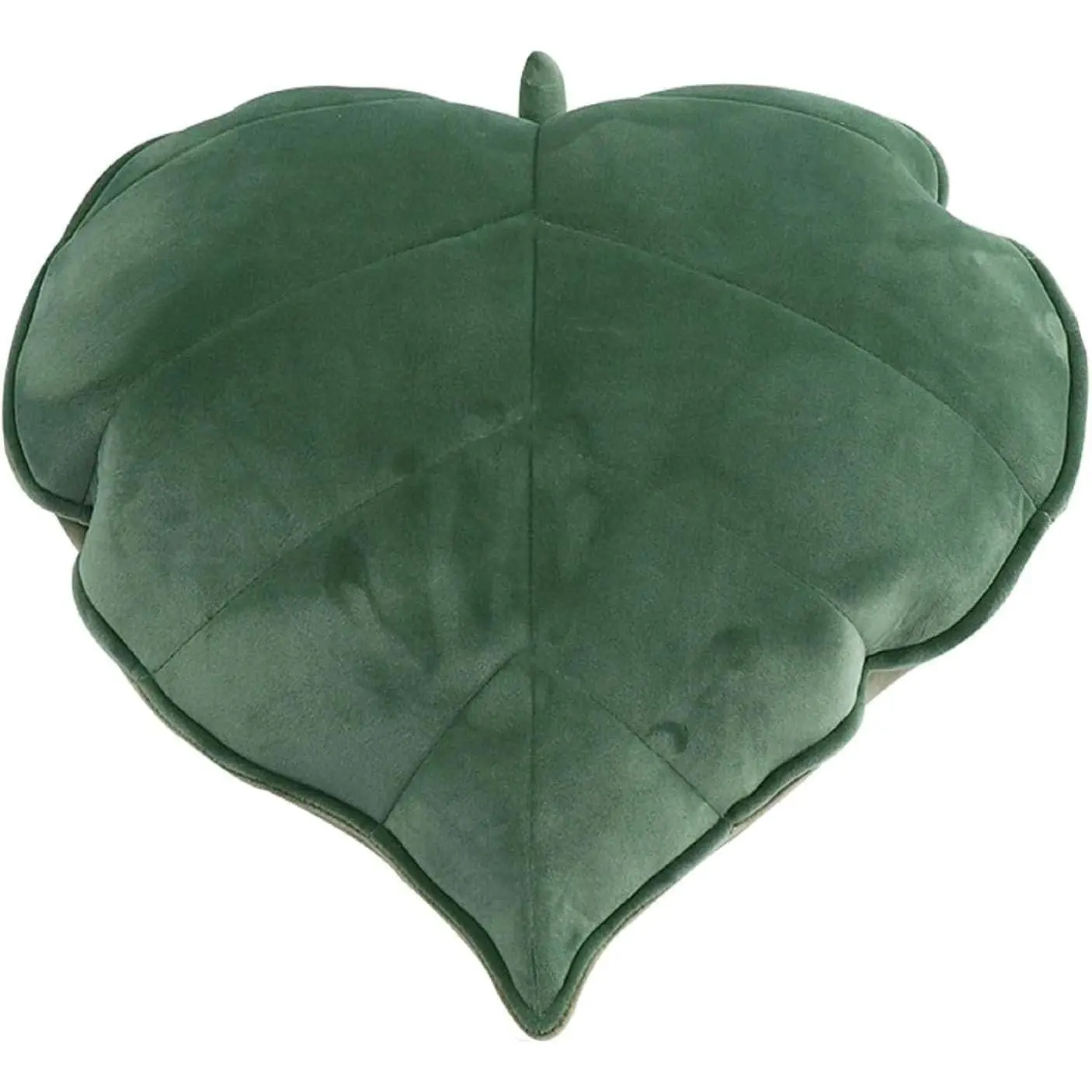 3D Leaf Shape Pillow Cushion Sofa Lumbar Throw Pillow Household Decoration 20 * 20 Inch (Green)