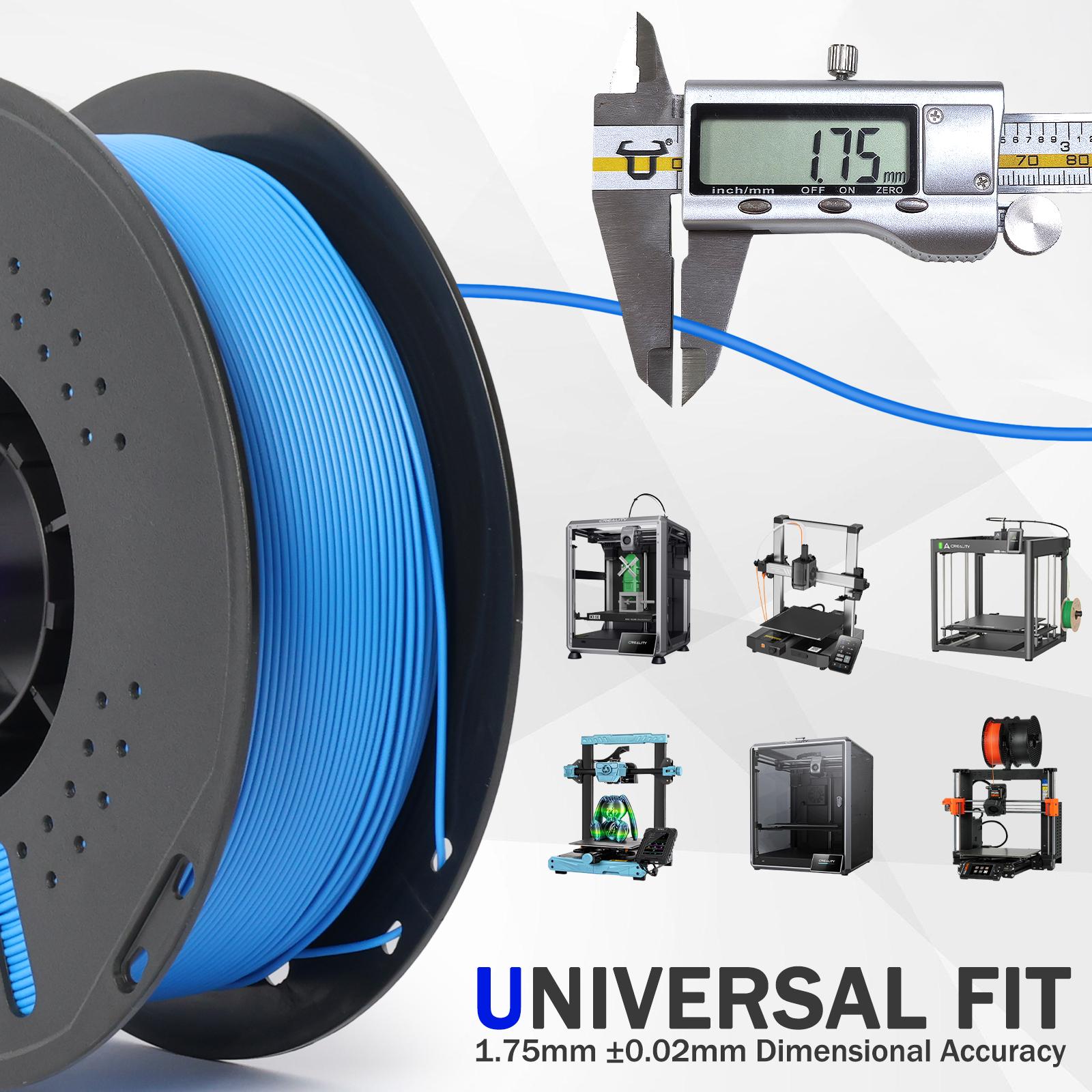 Epelay PLA+ 3D Printer Filament 1.75mm – High Precision, Easy Feed, Anti-Clog, Eco-Friendly Printing Consumables, Compatible with Most FDM Printers High Speed Odor-Free PLA Filament printer filament bundle