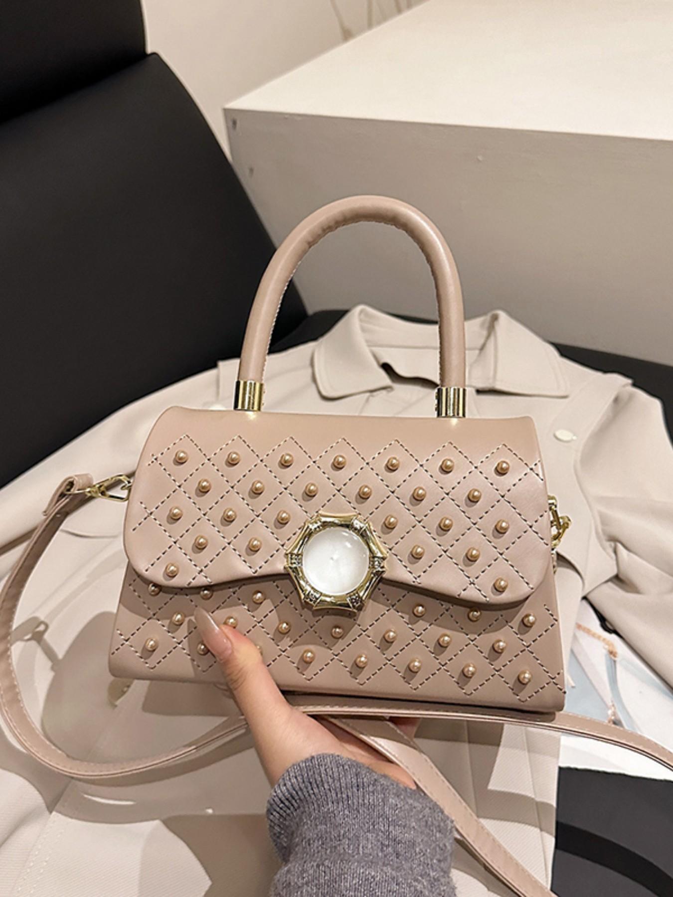 Elegant Single Shoulder Crossbody Handbag, Pure Color High-End Women's Bag, Stylish and Fashionable, Perfect for Daily Use