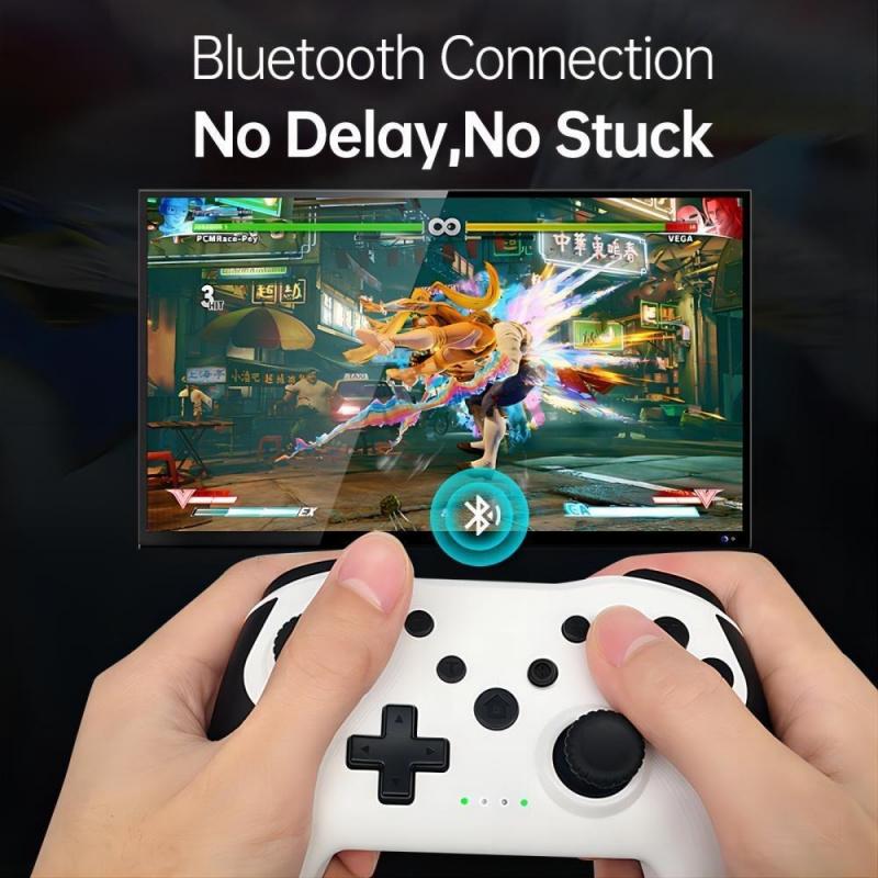 Wireless Bluetooth-compatible Game Controller, Portable Dual Vibration Joystick, Host Accessories Compatible with Nintendo Switch Pro and PC Windows