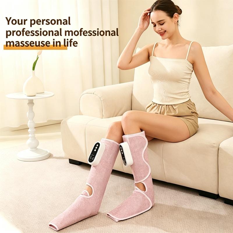 1 leg massager with leg and foot wrapping, fully automatic intelligent air wave pressure for home and office use, suitable for giving gifts to elders during holidays