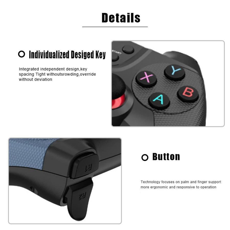 Wireless Gamepad Gaming Controller, Video Game Pad Controller, Accessories for Mobile Android Cell Phone PC TV Box Joystick Gamer Cellphone