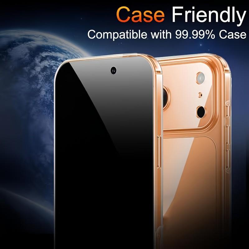 5 pack Full Cover Privacy Screen Protector for iPhone 17 Pro Max/17 Pro/17 Air/16e/17/16/15/14/13/12/11/Pro/Pro Max/Plus/Mini/X/XS/XR/XS MAX/7/8/SE,One-Click Film Applicator,9H Hardness,Anti-Scratch,Anti-Fingerprint,Bubble-Free Application,Easy to Install