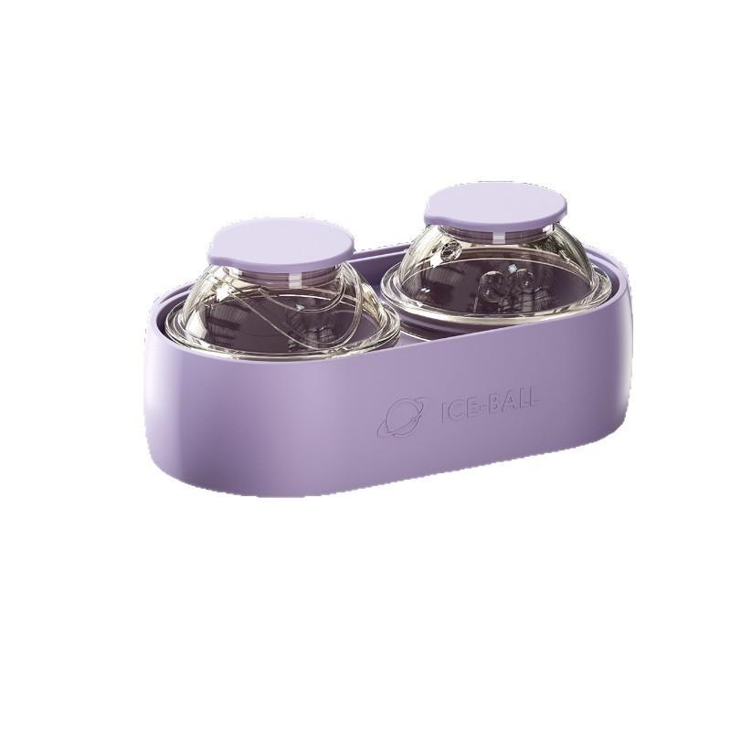 Whiskey Ice Ball Mold, Round Shape Freezer Tray, Silicone Ice Cube Maker, Refrigerator Ice Storage Box, Essential Kitchen Tool