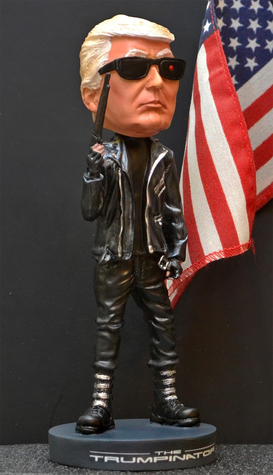 Donald Trump Collectibles - Proud Patriot Trumpinator: Donald Trump's 2024 Shaking Head Movement, Dedicated to Trump Supporters and Patriotic Americans | Ranked First Trump Gift
