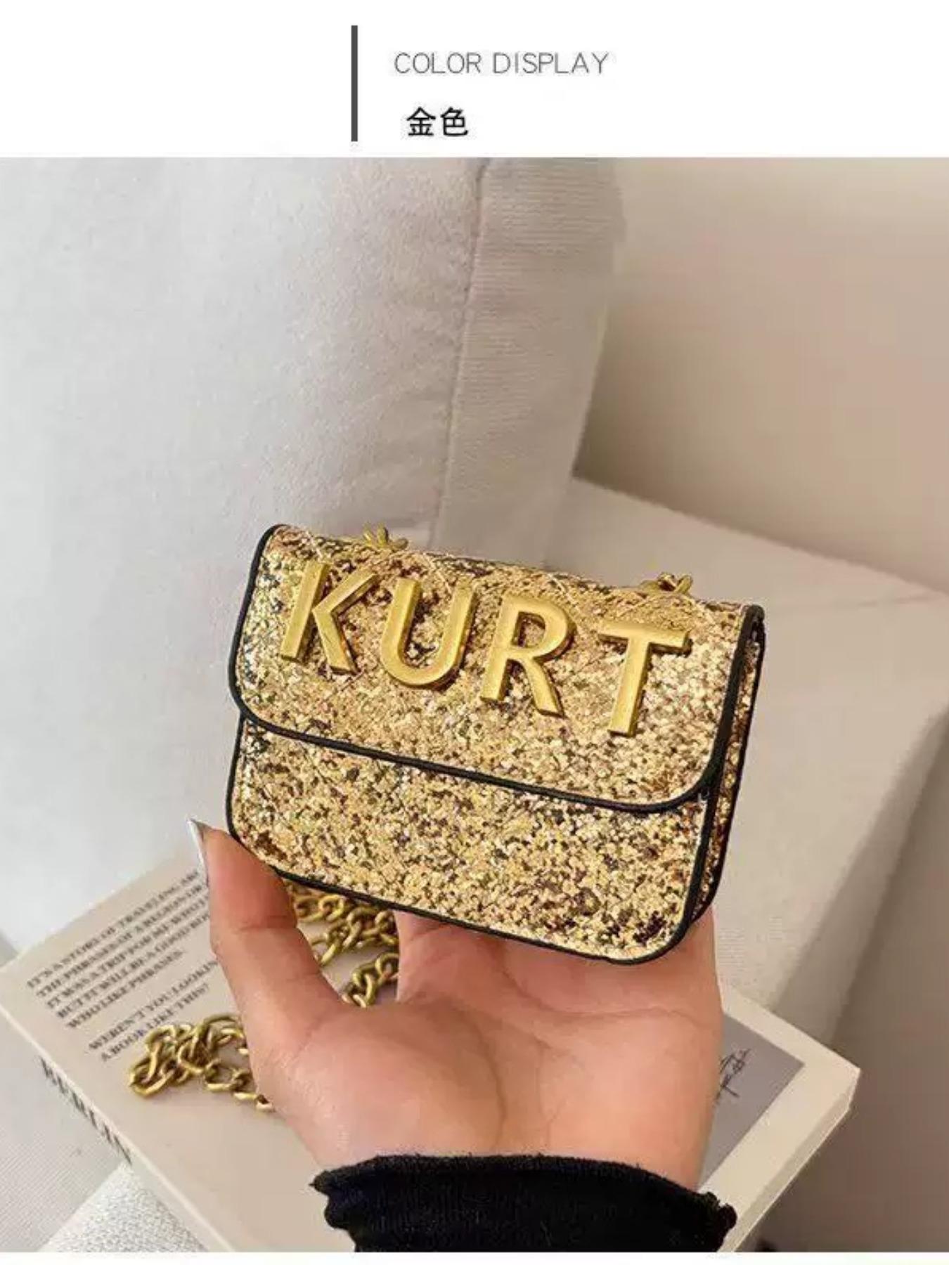 Mini Magnetic Crossbody Chain Bag, Casual Letter Cover Wallet, Small Shoulder Bag, Multi-Color Options, All Seasons Use