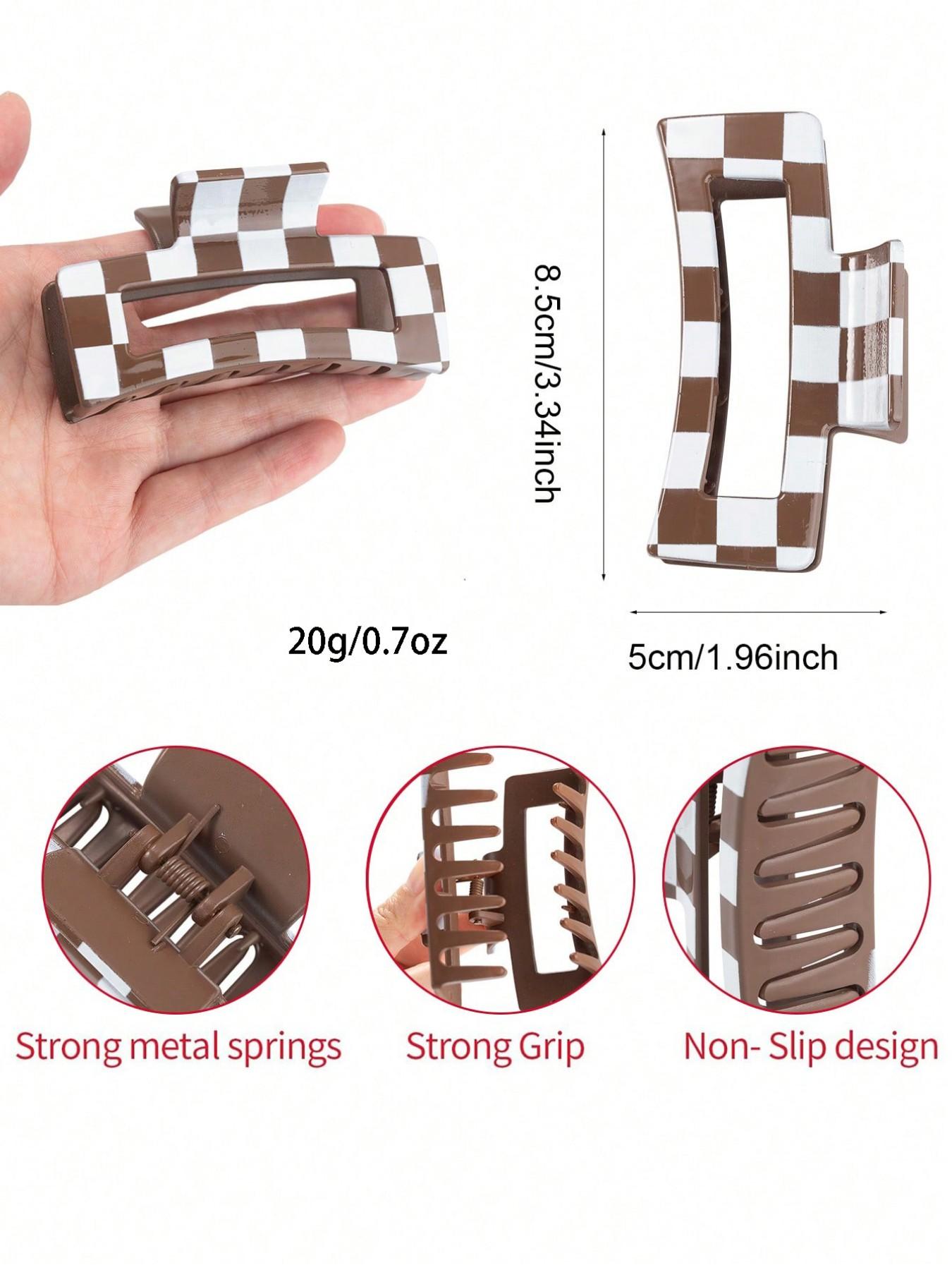 4pcs Thick Hair Claw Clips, Suitable For Thick & Long Hair, Matte ...