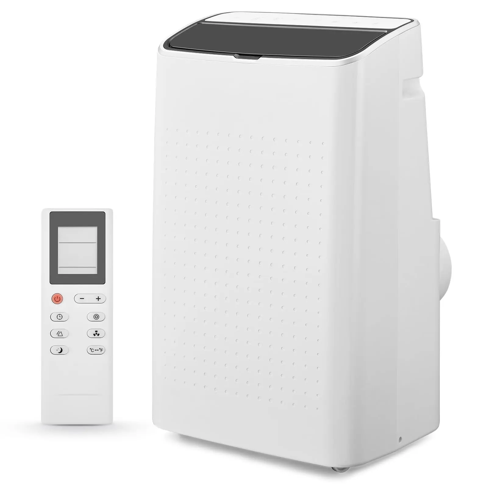 GARVEE 14000Btu Portable Air Conditioner for Up to 750 sq. ft Spaces with 3-in-1 Cooling, Dehumidifying, and Fan Functions, Remote Control, Window Kit, Sleep Modes, and Programmable Timers