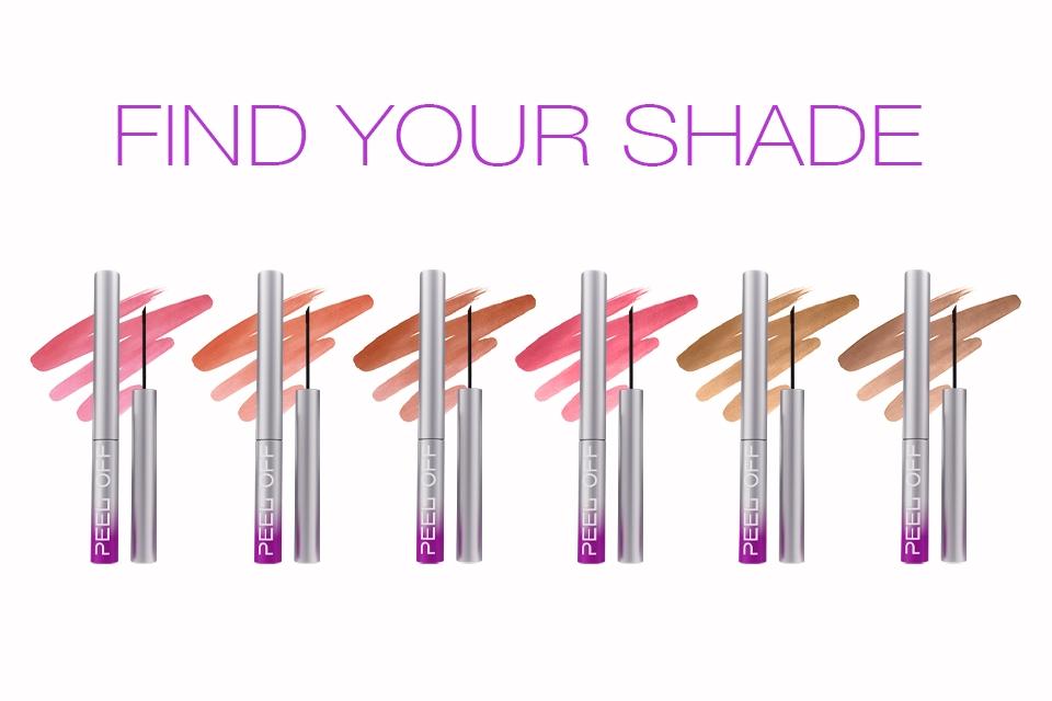 Long Lasting Peel Off Lip Stain Lip Color Pen 6 Colors with Precision Tip All Day Wear Water Resistant Transfer Resistant