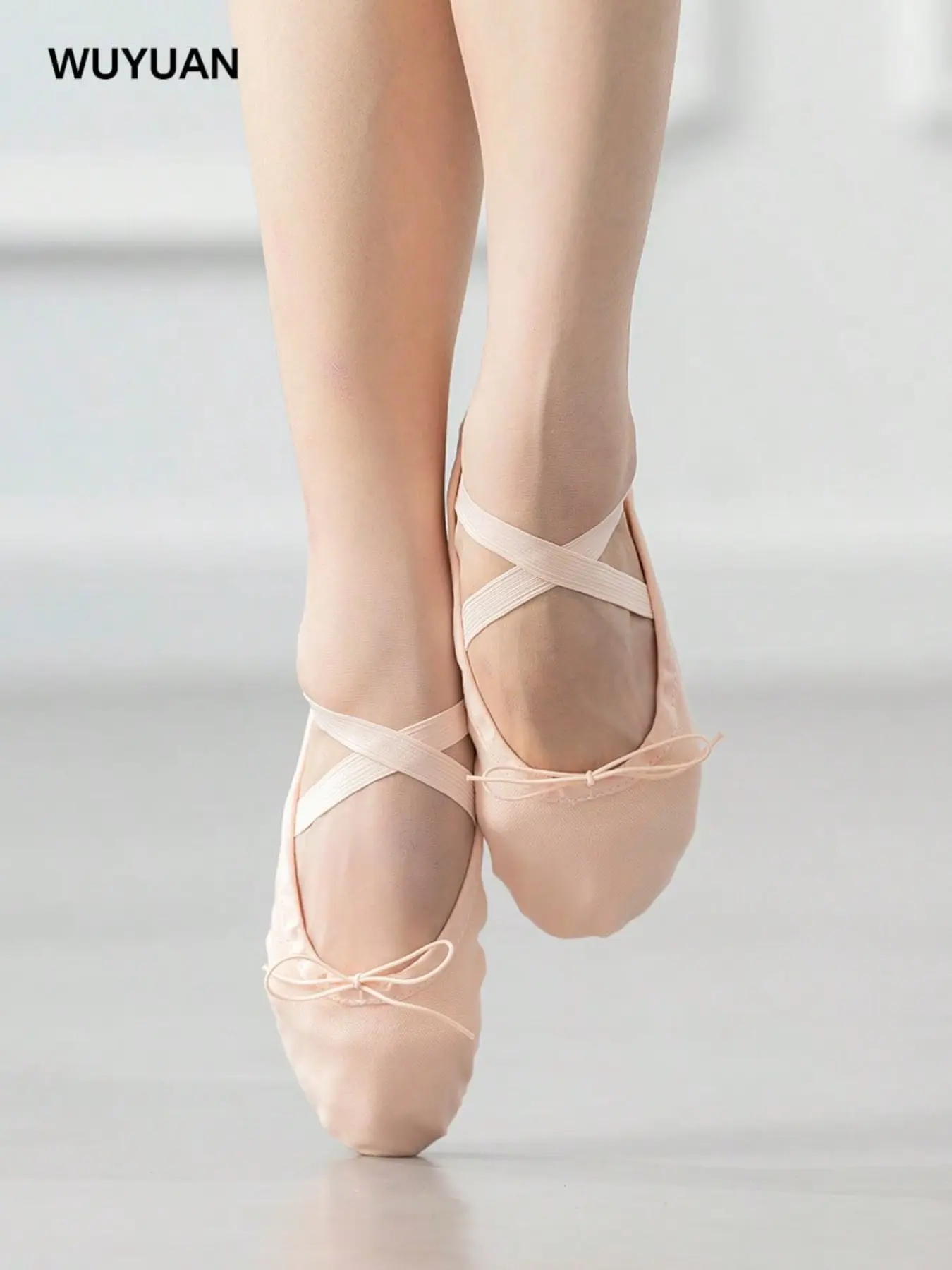 Elastic Canvas Ballet Shoes, Soft Inner Lining, Comfortable and Stable, Ideal for Ballet, Jazz, Modern Dance, Pilates