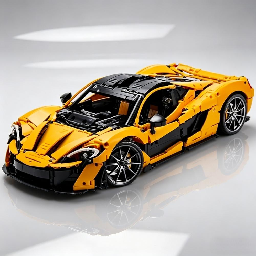 Technic  P1 Hypercar Building Set, Scale Model Car Kit for Adults to Build, Collectible Vehicle with V8 Piston Engine and 7-Speed Gearbox, Gift for Men, Women, Him or Her 42172 P1 building kit for birthday/Christmas gift  P1 building blocks gift for car l