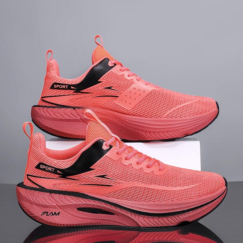 Spring New Casual Running Shoes, Comfortable Soft Thick Sole, Breathable Mesh Upper, Non-Slip Eva Sole, Ideal for Outdoor Activities