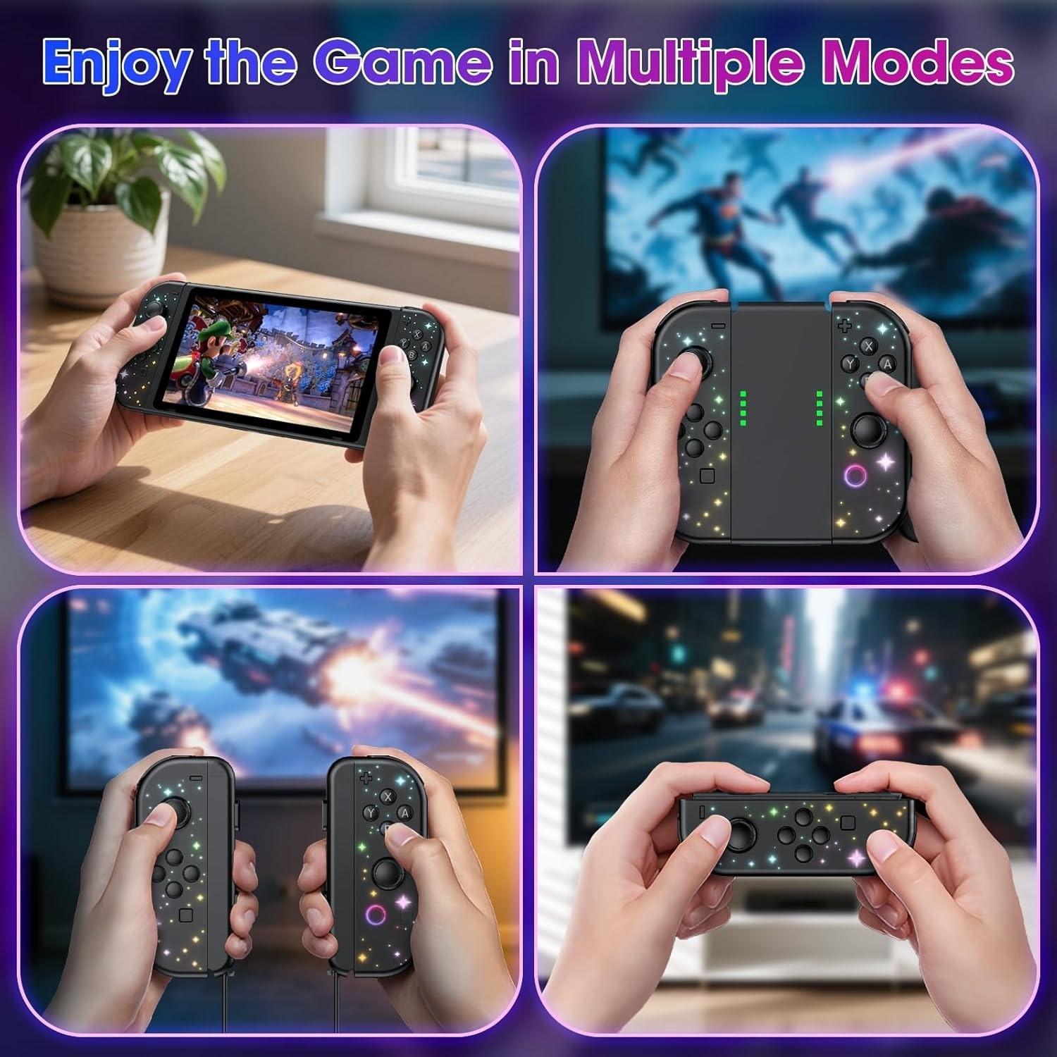 Switch Wireless Controller, Upgraded Switch/lite/oled Controller with Motion Control, Wake Function, Dual Vibration Feature