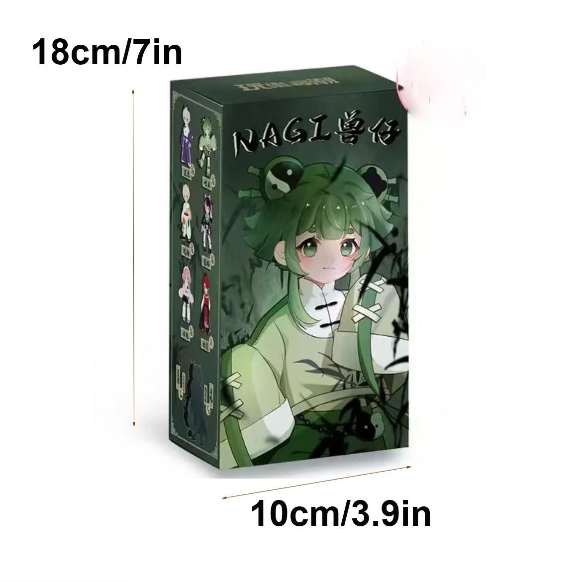 Nagi Beast Boy Series Blind Box Jointed Dolls, Cute Chinese Style Anime Figures, Collectible Mystery Characters, Perfect Gift for Kids and Collectors