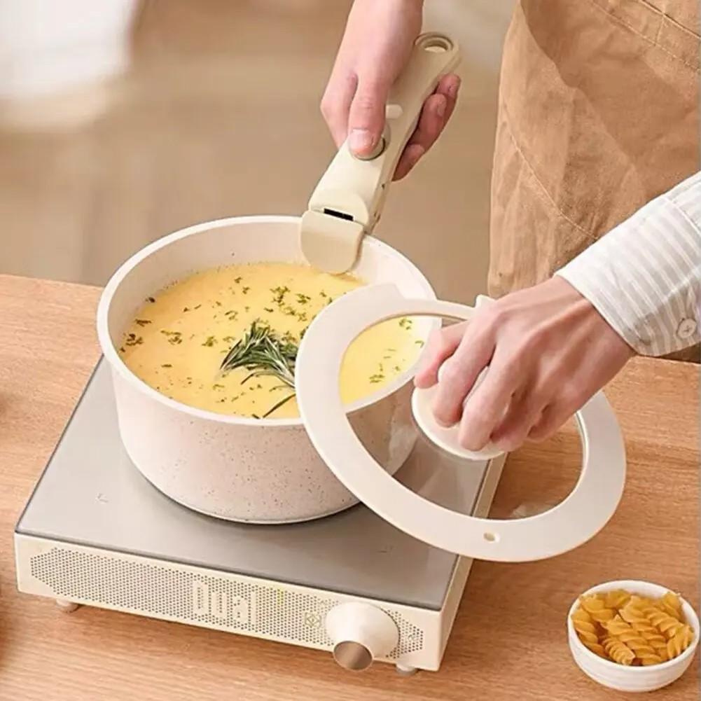 Universal Pot Handle Removable Handle Replacement, Detachable Pan Handle for Cookware, Easy to Install and Replace, Durable Kitchen Accessory