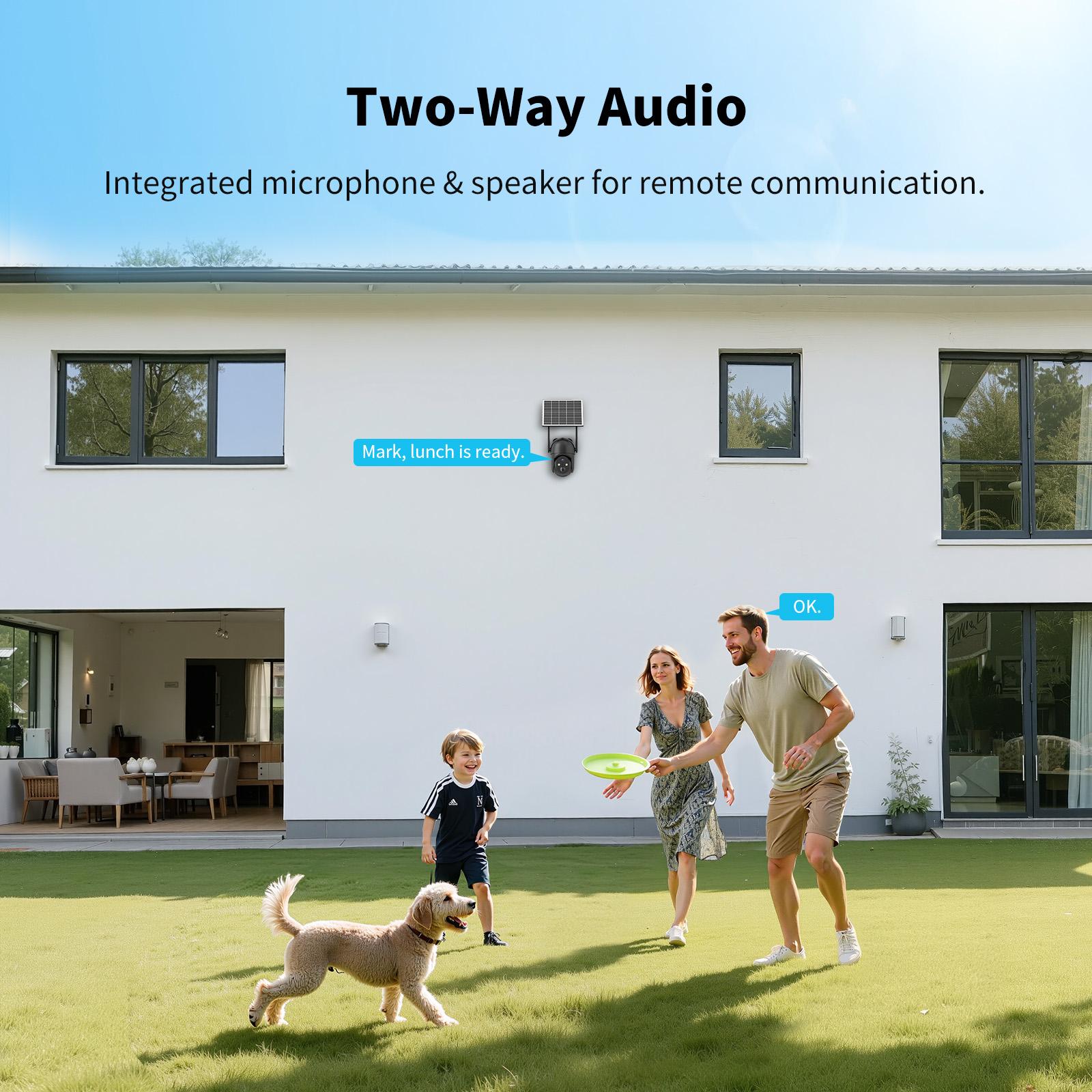 [Summervibes] 4G LTE Cellular Solar Surveillance Security Camera – 2K HD Video 360° View,NoWiFi, Remote APP Controlled,WaterProof,MotionActivated, NightVision, 4GData Card Included (Data refill is required for Unlimited 4G data usage) Connection summerwin