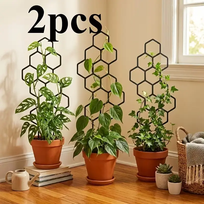 Honeycomb Plant Climbing Trainers, Potted Vine and Flower Support, Indoor Plant Trellis, Save Indoor and Outdoor Gardening Space, Ideal for Home Gardens