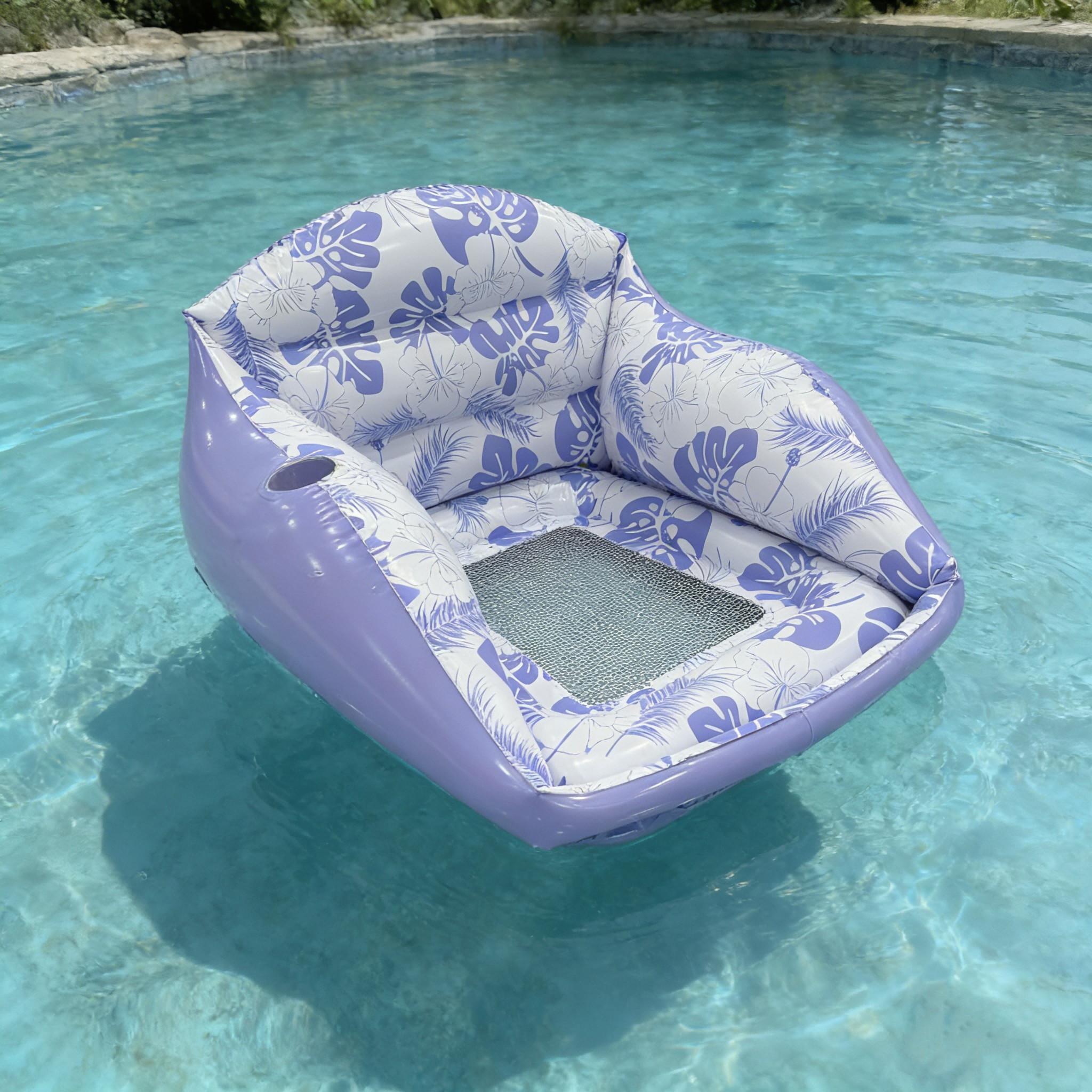 Adult Large Inflatable Water Sofa, Tropical Style Pool Float Chairs with Cup Holder, Outdoor Pool Toy, 3-in-1 Inflatable Lounge, Pool Float Lounger #GLOBAL PICKS Adult Large Inflatable Water Sofa, Tropical Style Pool Float Chairs with Cup Holder, Outdoor Pool Toy, 3-in-1 Inflatable Lounge, Pool Float Lounger #GLOBAL PICKS