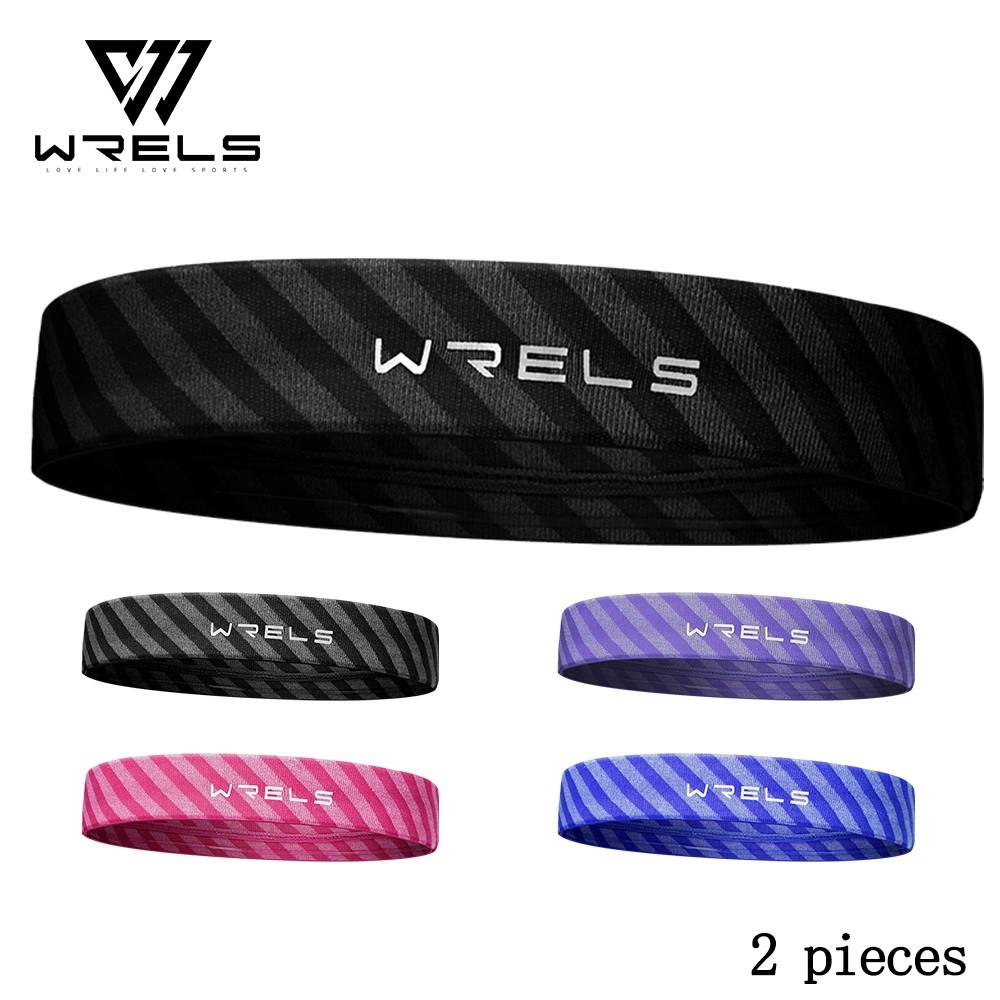 Wrels Outdoor Sports Cycling Headband, Men's Basketball Anti-Slip Headband, Hair Tie for Fitness Yoga, Sweat-Proof Headscarf