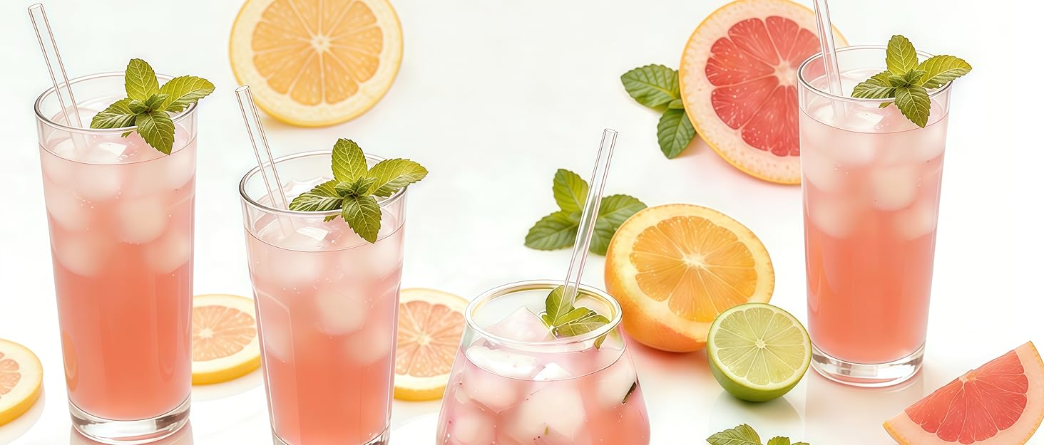 12 Inch Tritan Replacement Straws for Stanley 40oz Tumbler - 6 Pack Reusable Long Straw with Cleaning Brush, Fits 30oz & 40oz Stanley Cup Accessories, BPA-Free (6 Colors)