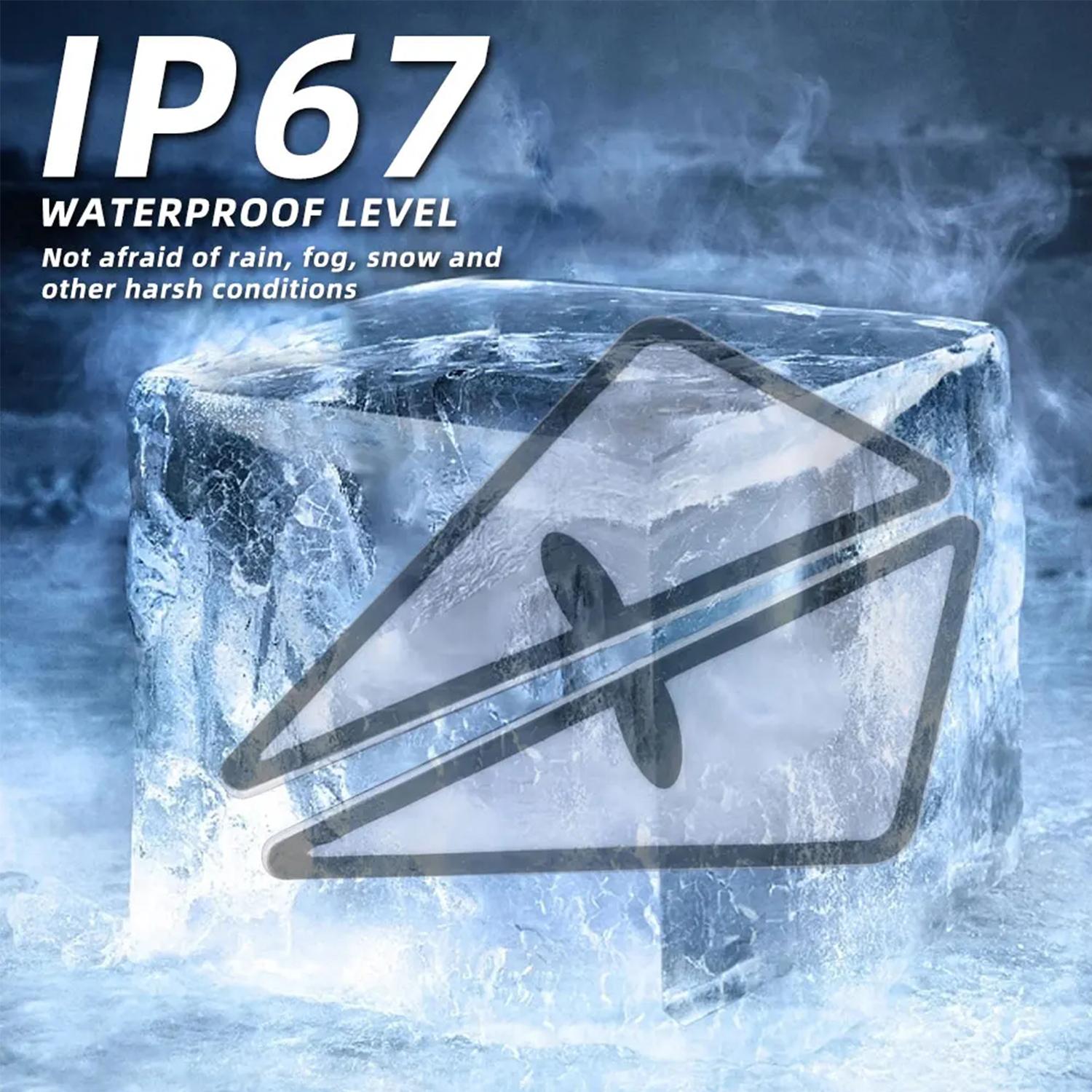 2pcs Motorcycle LED Devil Eyes Lights LED Eagle Eye Lights High Brightness Triangle Demon Eye Neon for Cars & Motorcycles Fun Atmosphere Light, Driving Assist Light, Motorcycle Mini Turn Signal Flasher Tail Lamp Car Decoration Lights 12V LED Light for Any