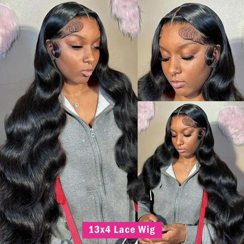 Bling Hair TikTokShopBlackFriday 13x4 Lace Front Human Hair Wigs Brazilian Body Wave Lace Front Wig 13x6 HD Lace Frontal Wigs For Women Body Wave Human Hair Wigs #NovaTopFinds