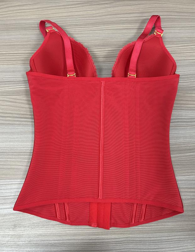 SHAPESHE Waist Shapewear with Bra for Women Corset Tummy Control Workout Vest Going Out Tops