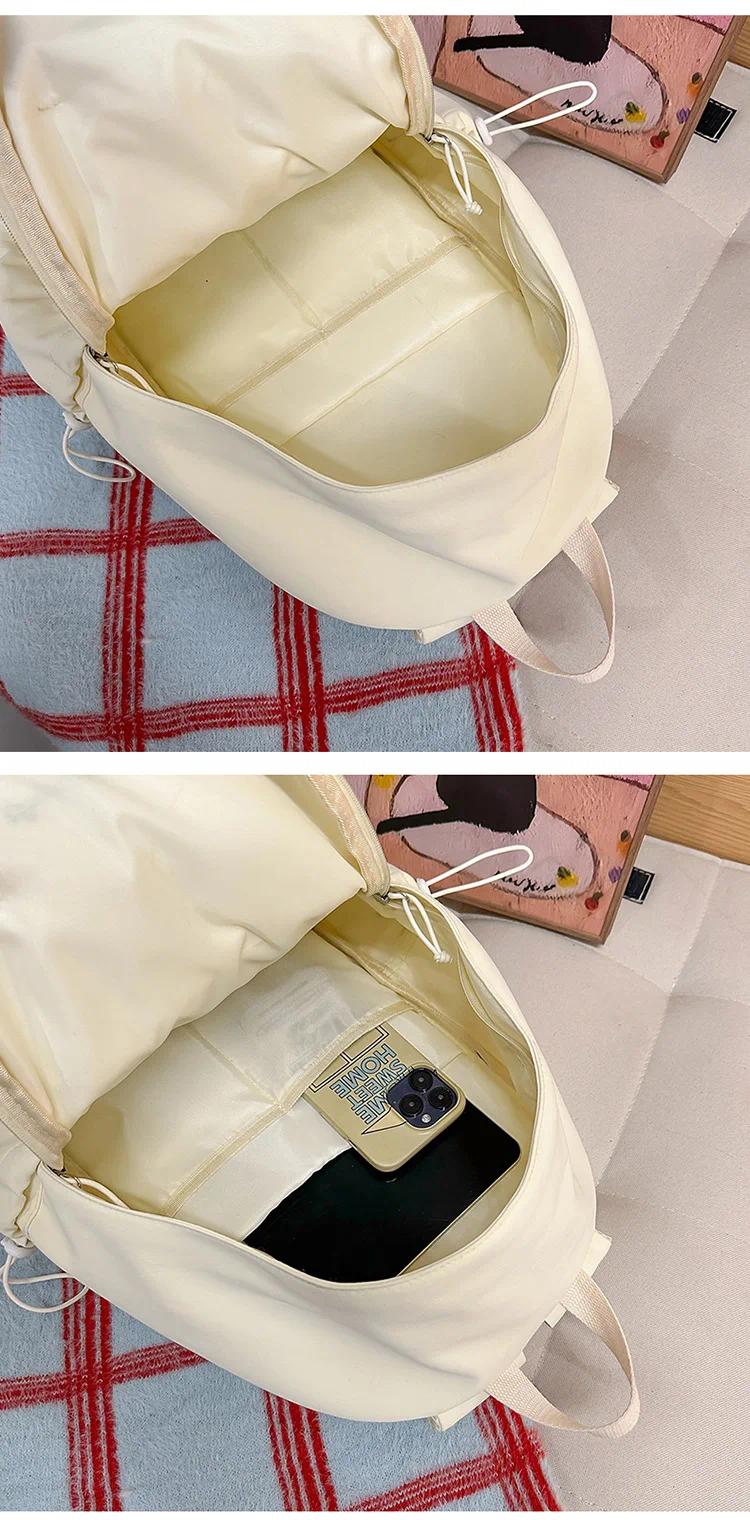 Angel's Wings Backpack for Girls Fashion School Bag for College Students Women Large Capacity Book Bag Lady mochila femininas