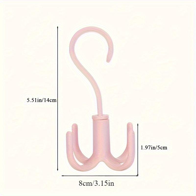 1pc Rotating Storage Hangers, Multifunctional And Space-Saving Wardrobe Organizer Hooks For Coat, Bag And Scarf Use In Home And Office