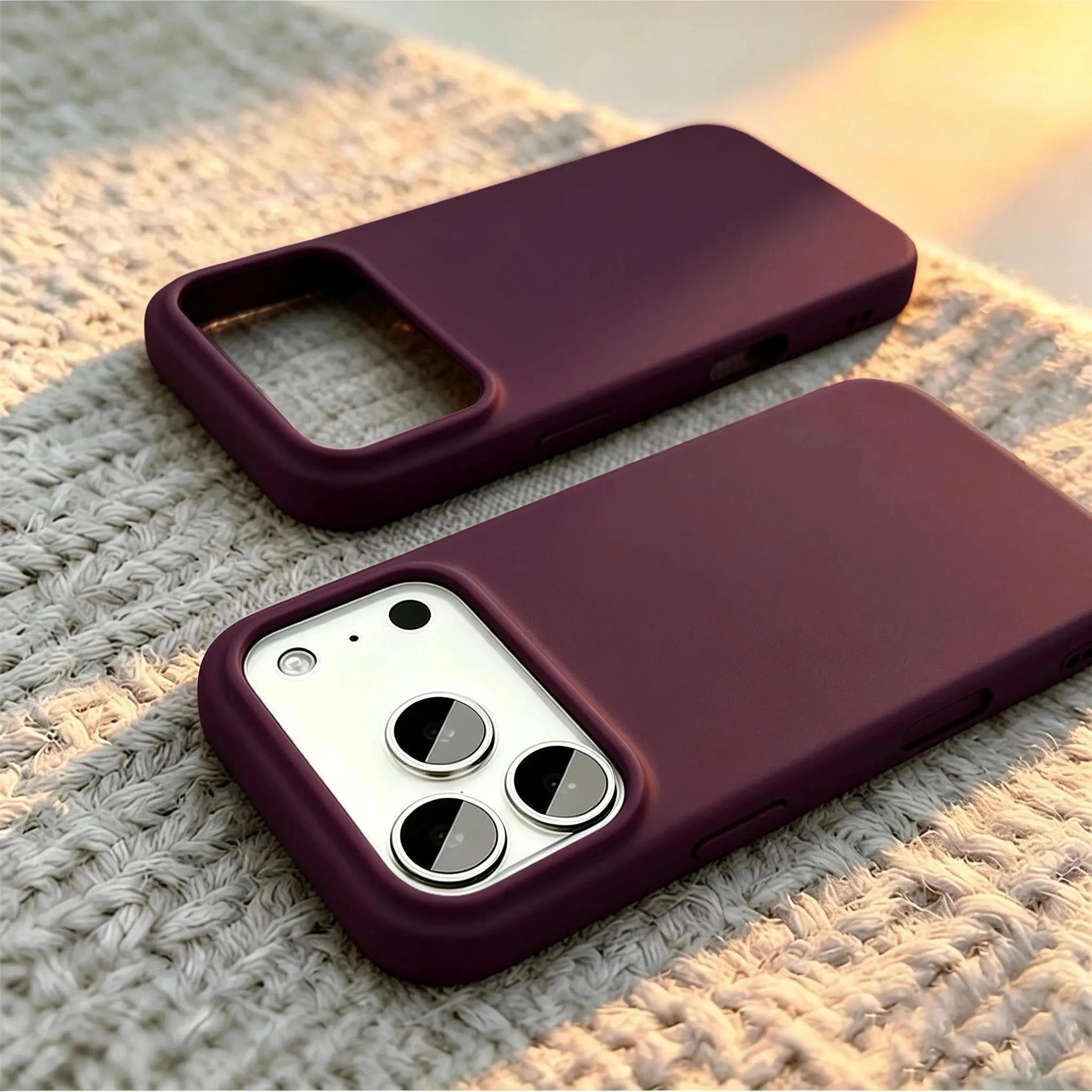 Official Original Liquid Silicone Phone Case for iPhone 18 Pro Max 17 16 11 12 14 13 15 18 Pro Max Shockproof Flannel Full Cover