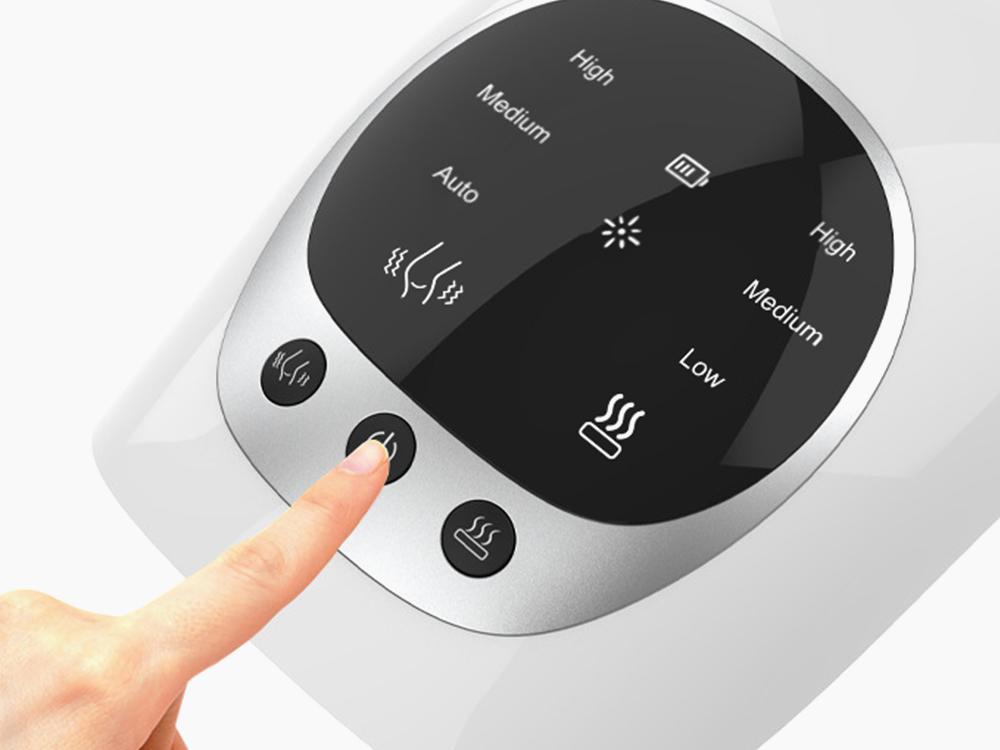 COMFIER Comfort Heated Knee Massager, 3 Vibration Modes Leg Relaxation Massager, 3 Heat Adjustment Modes Leg Relaxation Massager , with LED Screen