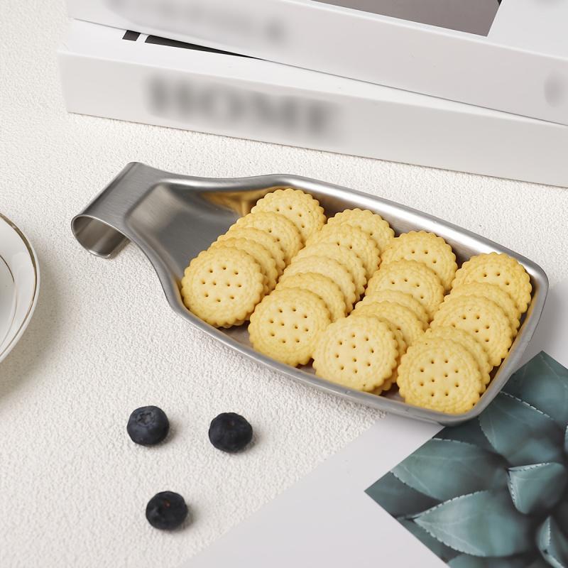 Kitchen Spoon Rest for Countertop, Utensil Holder with Drip Tray, Cutlery Organizer Rack, Cooking Utensils Shelf, Food Serving Tray for Spatula Ladle, Dinnerware Storage for Home Restaurant, 1 Pack