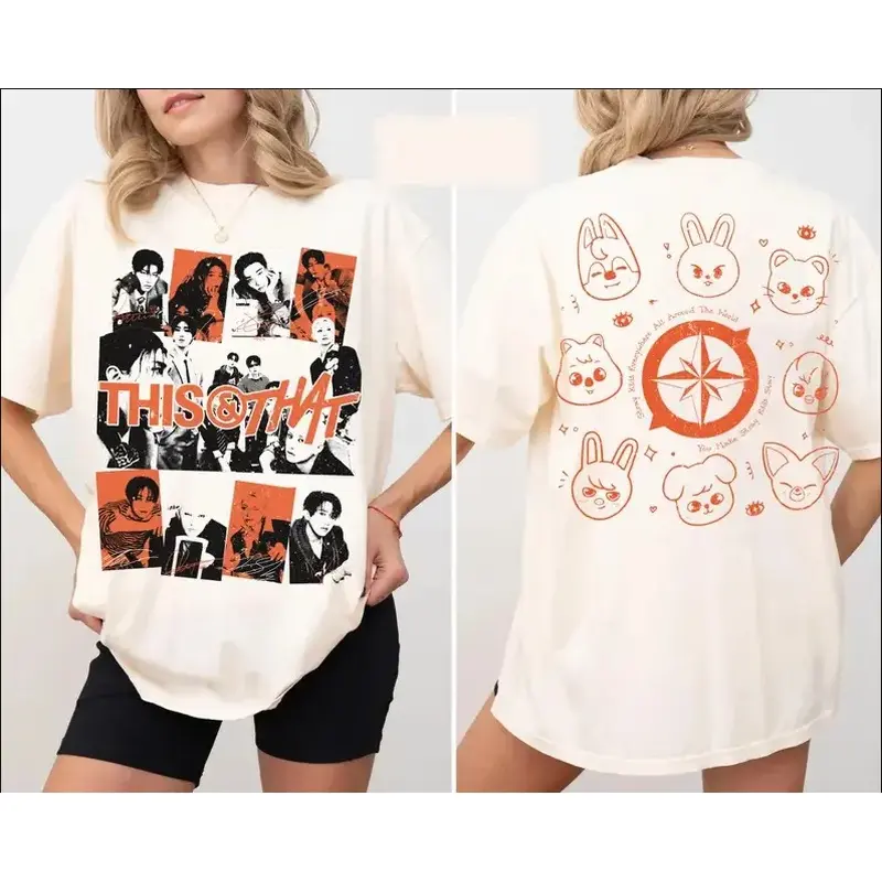 SKZ World Tour Run It Shirt, This And That, Retro Streetwear Tee, Music Fan Shirt, Unisex Gift