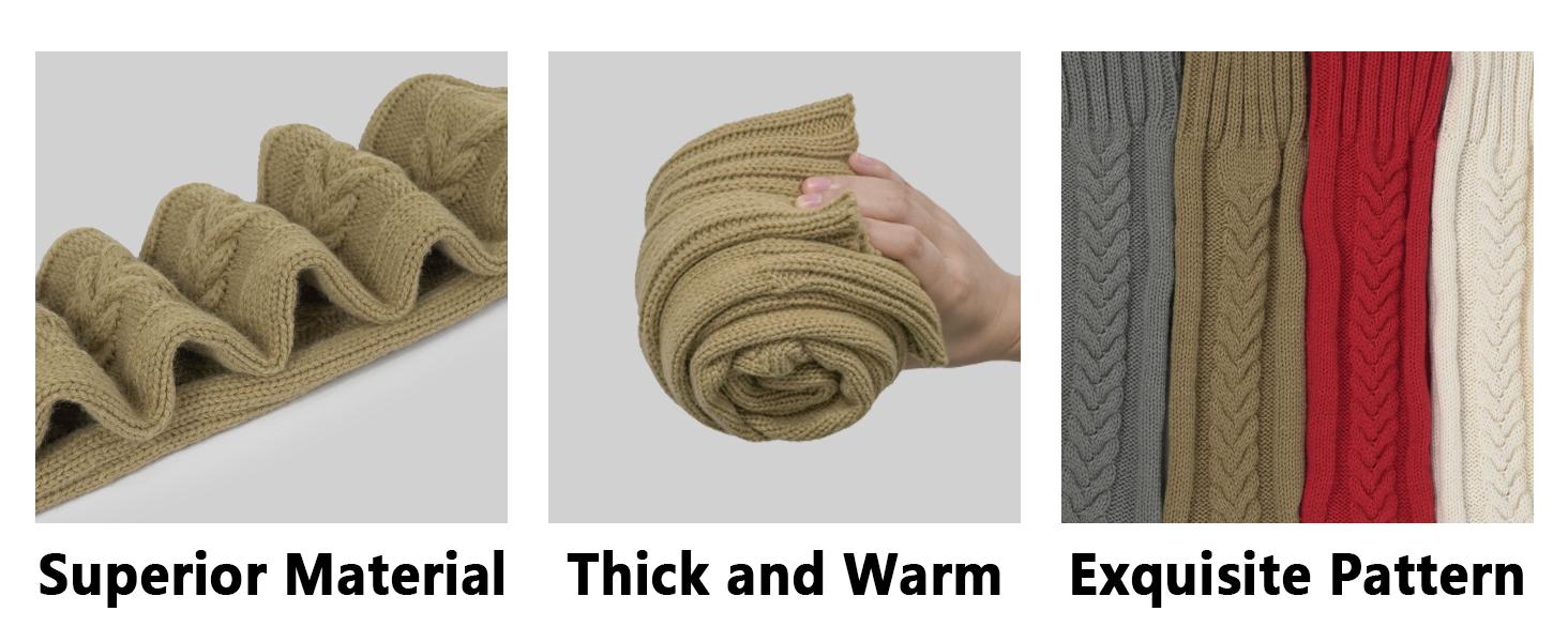 BomKinta Cozy Knit Thigh High Socks for Boots Soft Fabric Elastic Fit Ladies Size 5-10 Warm Durable Fashionable Striped Design for Fall Halloween Style Thighhighs Womenswear Bridal Basic Bg Knitwear Minimalist