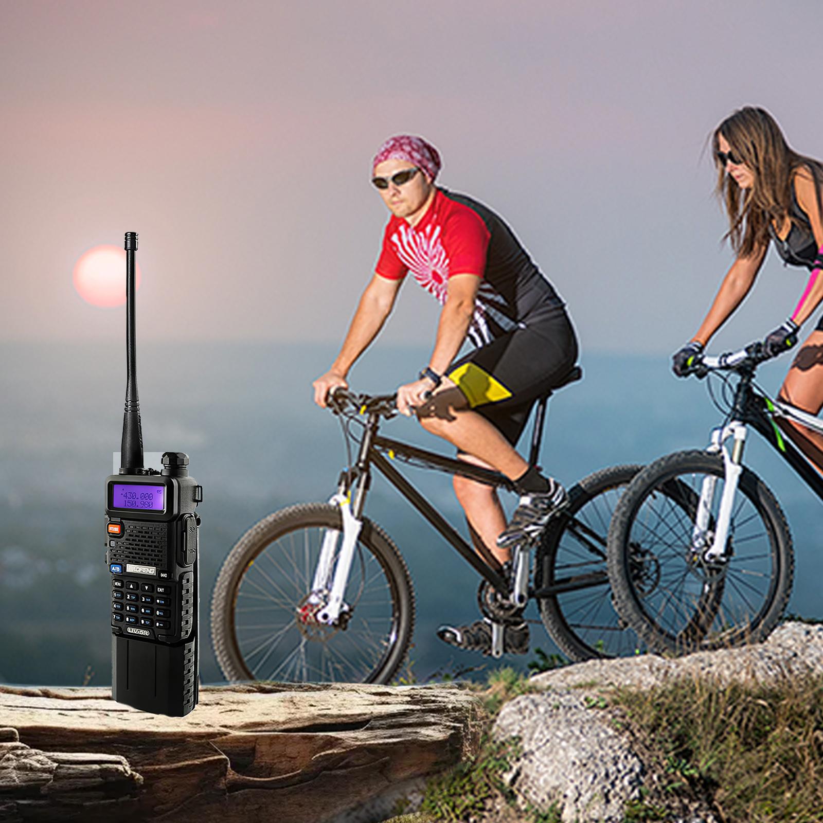 [Christmas Gift] Baofeng Radio UV-5R Ham Radio Long Range Rechargeable Two Way Radio 3800mAh Extended Battery Handheld Walkie Talkies Radio Outdoor Essentials - Audio