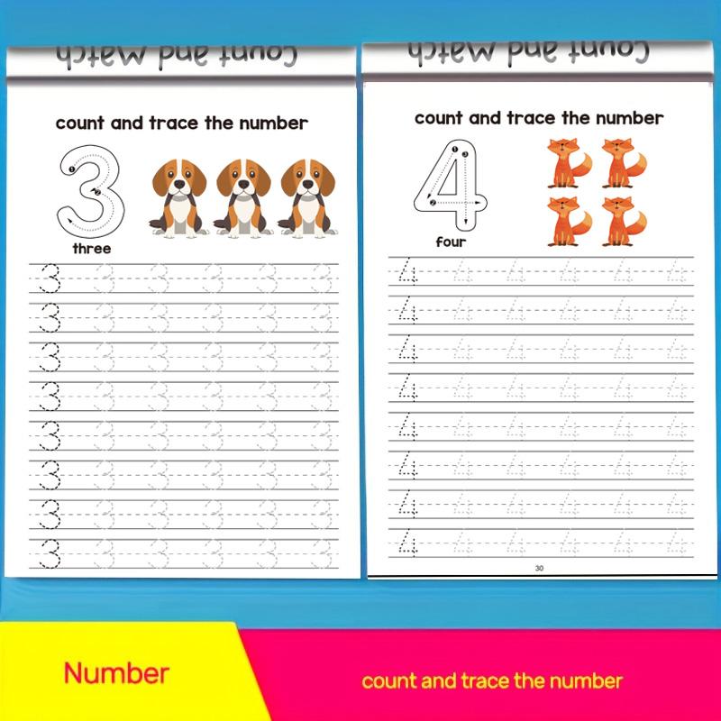 Interactive Learning Math Workbook, Learning Materials, Learning Tool, Number Practice, Addition Subtraction, Colorful Math Activities, Basic Arithmetic - Perfect Christmas Gift