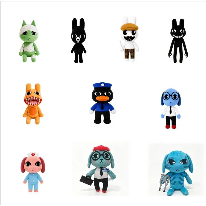Cross-border New Animal Hospital plush Horror Animal Hospital Peripheral Games Plush Toys