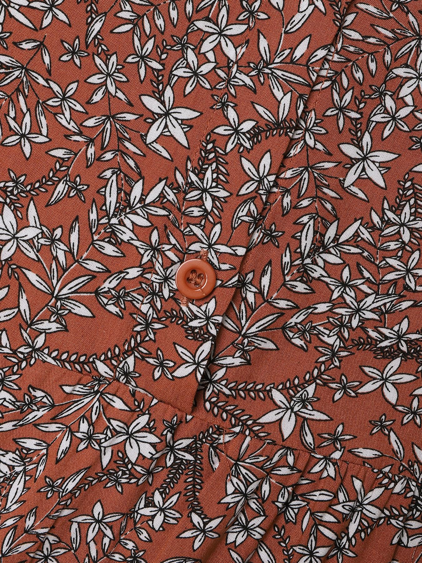 Women's Ditsy Floral Print Long Sleeve Tunic Dress, Casual Round Neck Dress for Holiday Vacation Daily Wear, Ladies Clothes for All Seasons