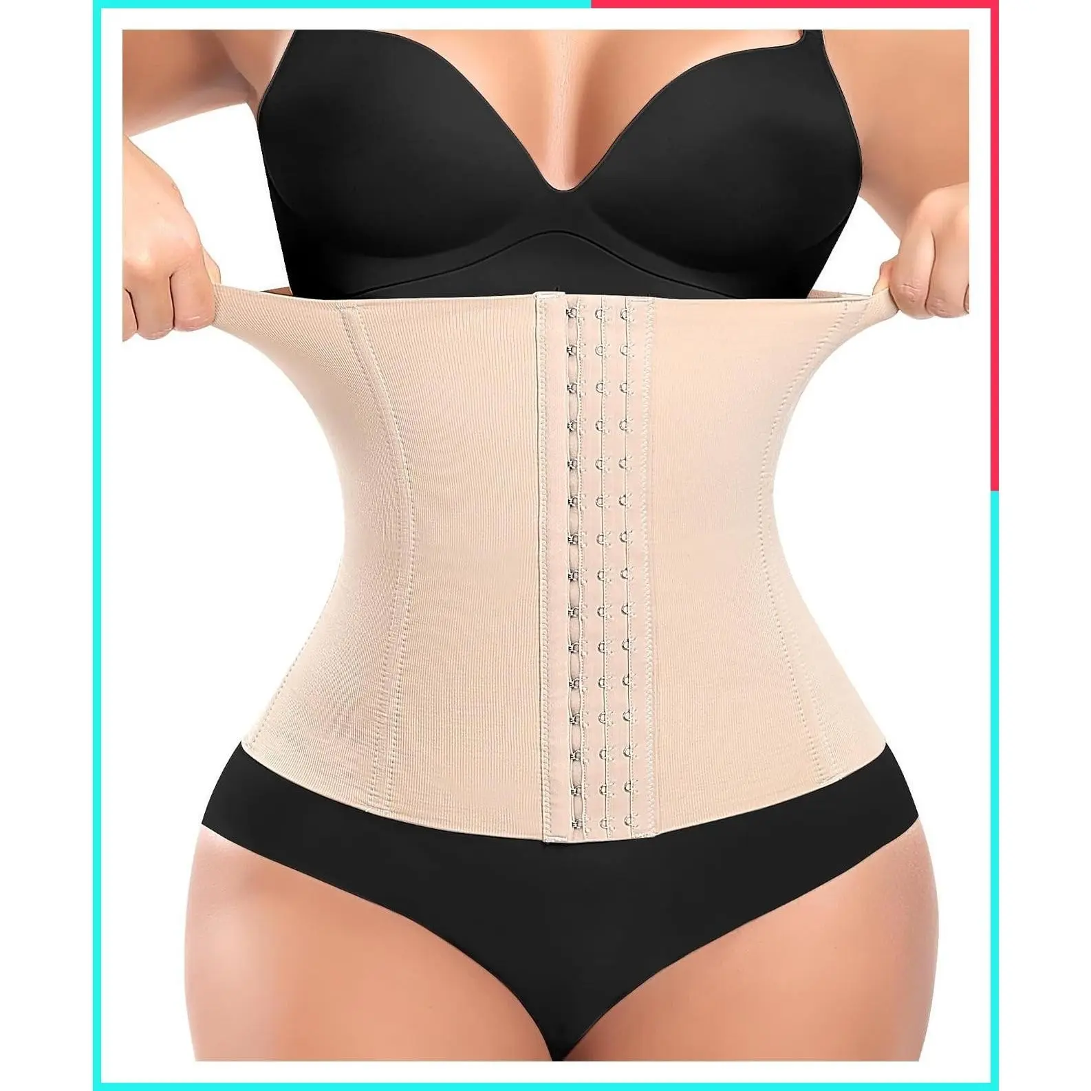 Waist Trainer for Women, Corset Shapewear for Tummy Control - Slimming Body Shaper Girdle Waist Cincher Belly Band