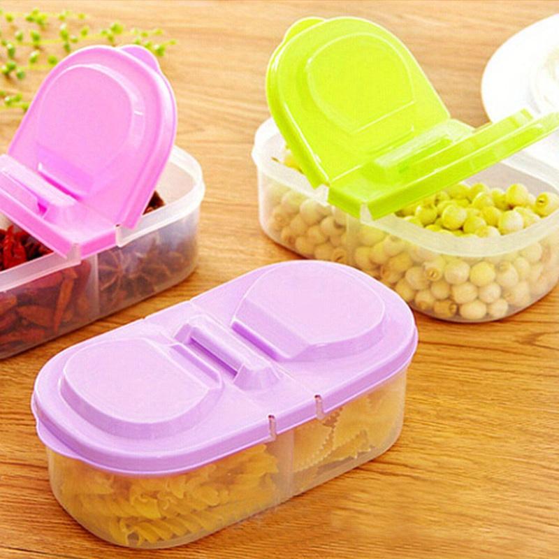 Stackable Plastic Bento Boxes with Lids - Hand Washable, Manual, Rectangle Food Storage Containers for Refrigerator, Bathroom Organization - No Electricity Needed