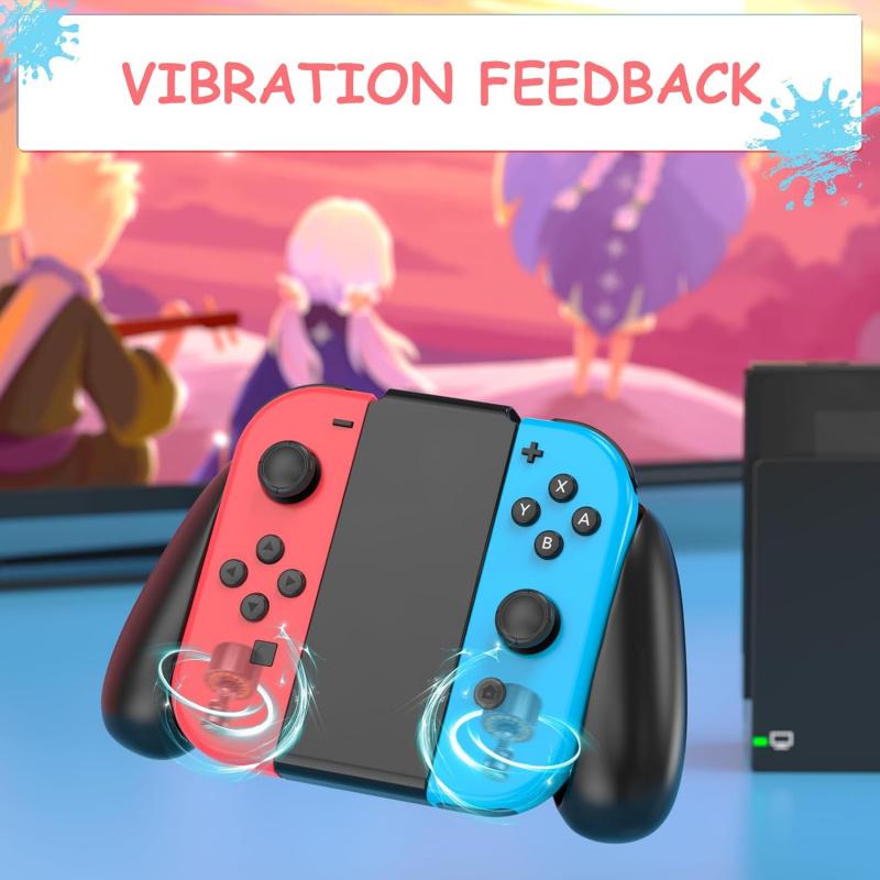 Wireless Controller for Nintendo Switch/lite/oled, DualVibration Function Replacement Parts, Wake-Up SwitchButton Design