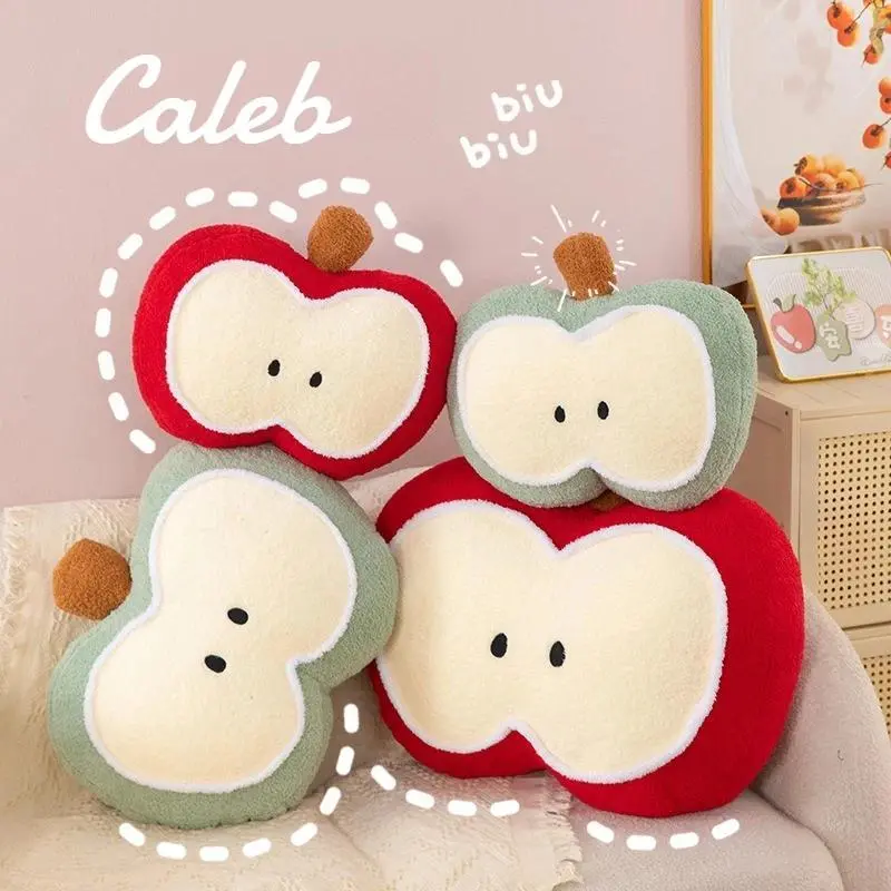 30x40CM Love and Deepspace Caleb Kawaii Apple Pillow Toy Cushion Anime Cosplay Fruit Doll Holiday Decoration for Game Fans Gift