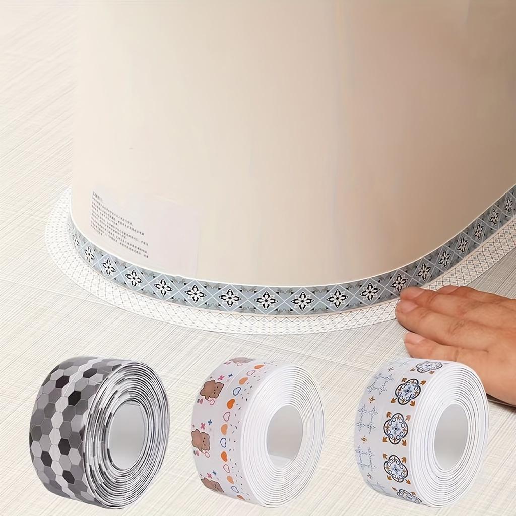 1pc Premium Acrylic Toilet Beauty Seam Stickers - Durable Leak-Proof Protection, Stylish Corner Guard for Bathroom Aisle, Sink & Stove Edge Sealing Strips, Waterproof Self Adhesive - Easy Application, High-Quality Finish