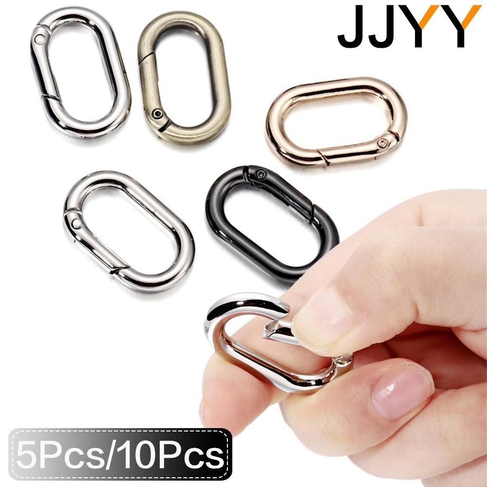 Quick-Release Oval Spring Clips, Electroplated Rustproof Keychains, Backpack Expansion Connectors, Dorm Room Key Management