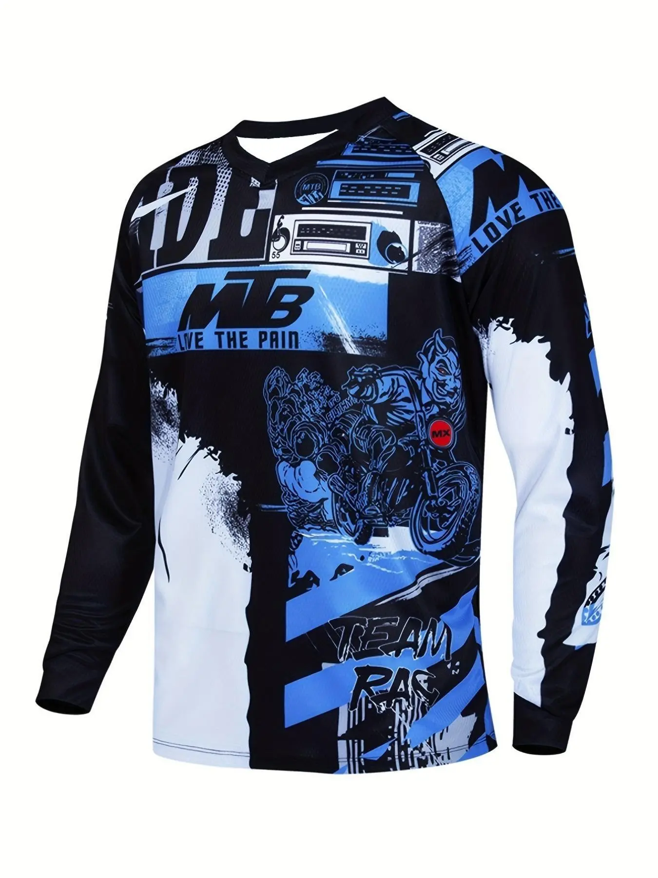 Mtb Racing downhill Motocross sweatshirts - All-season outdoor cycling sweatshirts, men's and women's motocross sweatshirts, casual sportswear, graphic print T-shirts