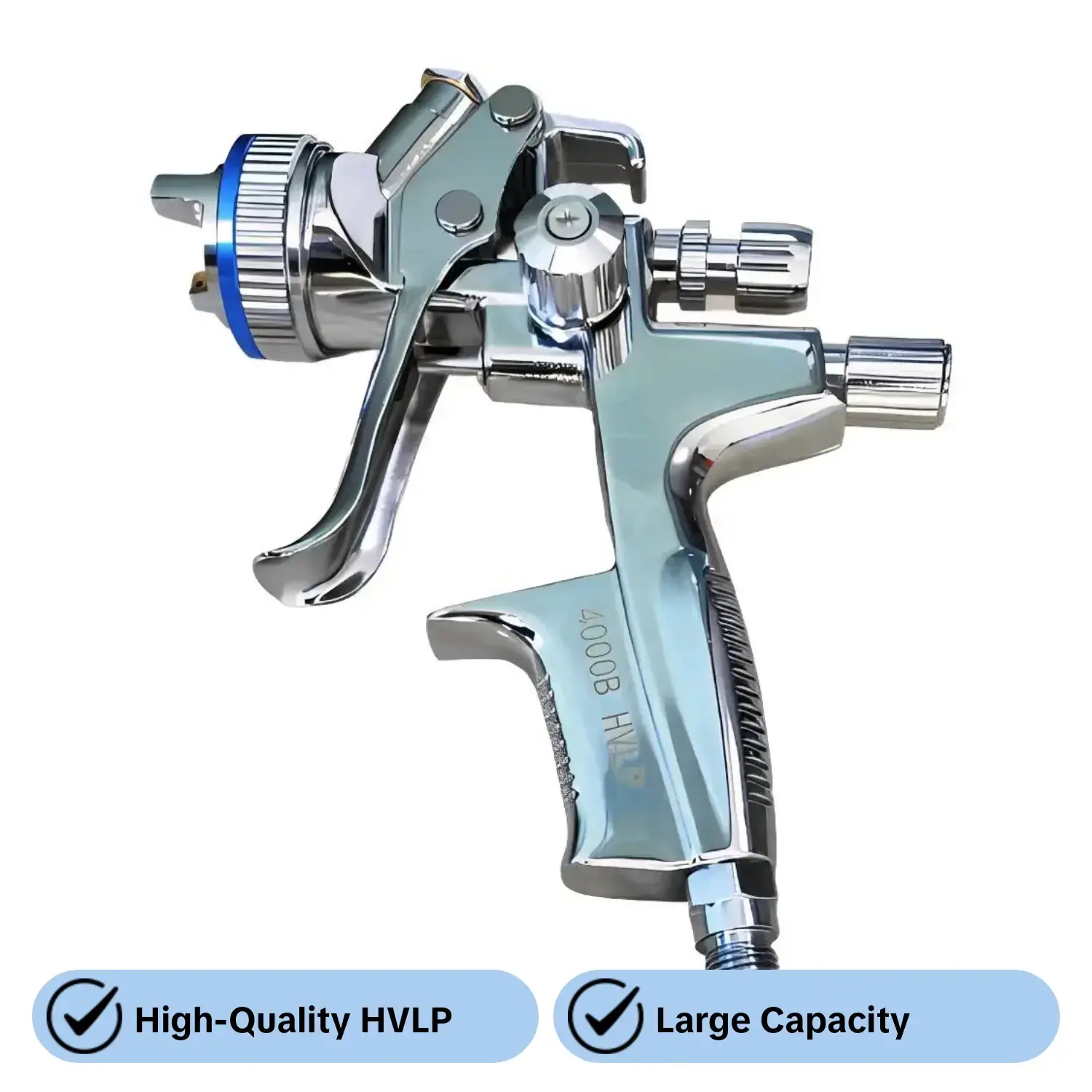 4000b 600cc Car & Furniture Spray Gun, Paint Guns Automotive, Professional Hvlp Sprayer with 1.3mm Nozzle, Ideal for Smooth Primer, Clear Coat, and Finish Coating