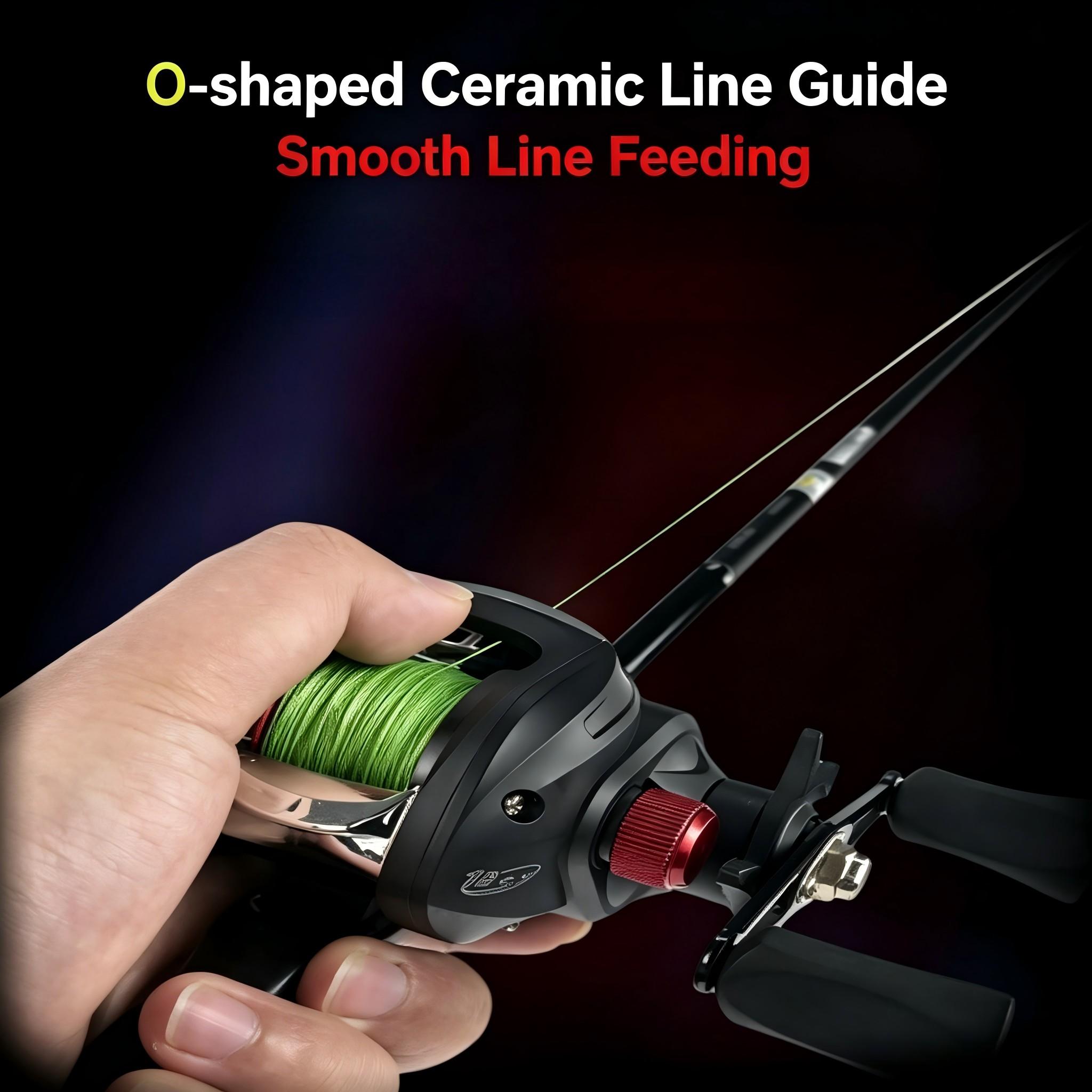 Double Brake Water Drop Reel, Anti-Explosion Line, 7.2 Gear Ratio, Long Cast Lure Reel, Left/right Hand Option, Beginner Lure Fishing Reel, Metal Line Cup, Tackle Supplies