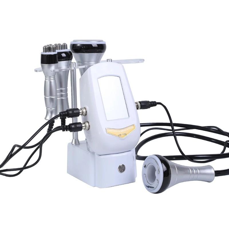 4-In-1 Facial Care Ultrasonic Fat Suction Cavitation Machine, Skin Tightening Muscle Lifting Device, Multi-Functional Massage Tool for Spa